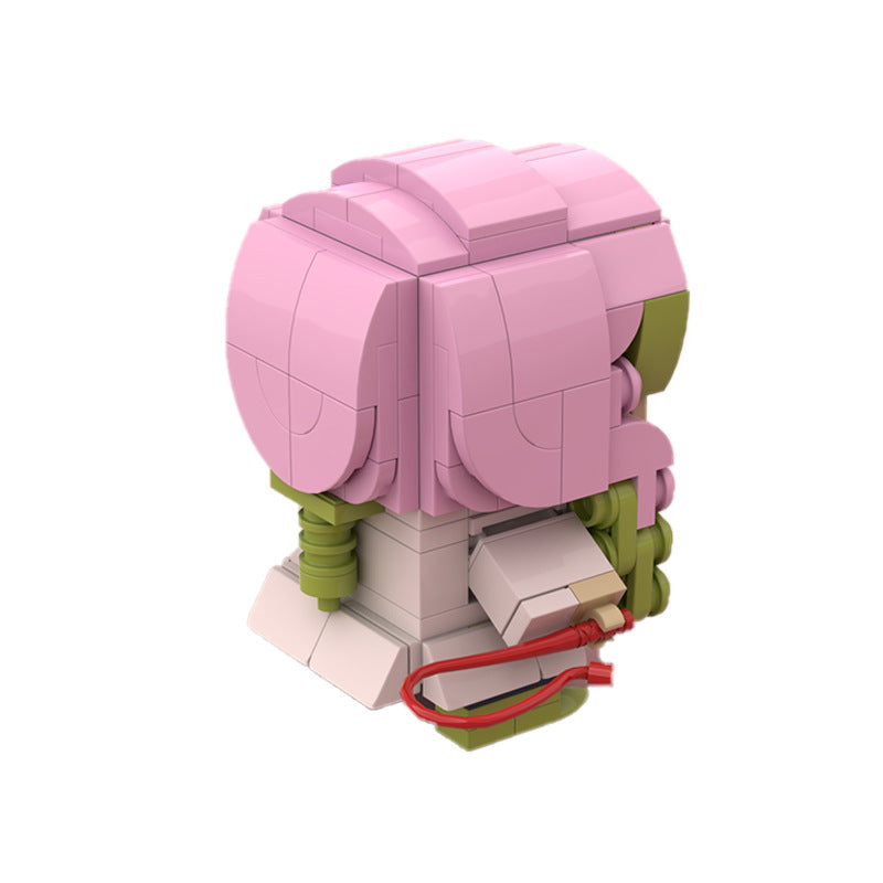 kanroji mitsuri brickheadz building set | demon slayer | moc-85286 - 2