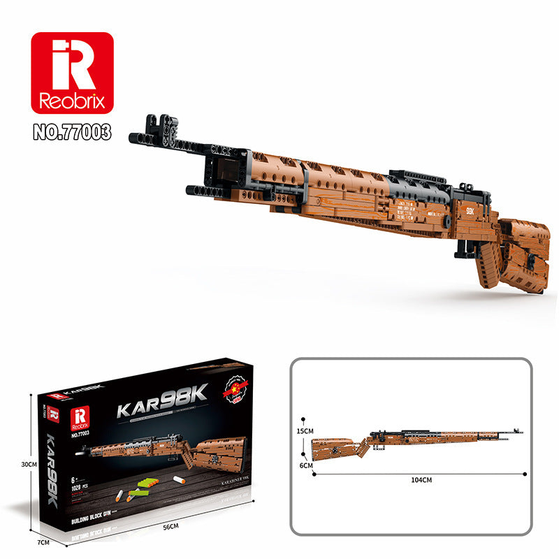 karabiner 98k building block set - 1082 pcs reobrix 77003 - 6