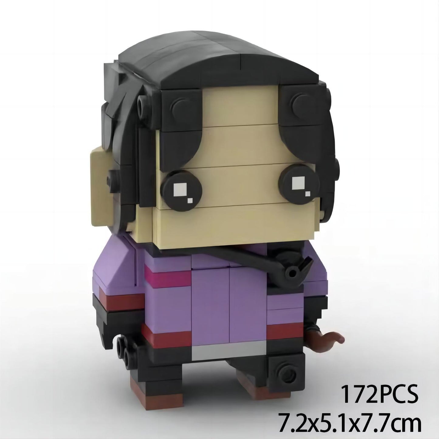 kate bishop brickheadz moc set | lego-compatible marvel hawkeye toy - 1