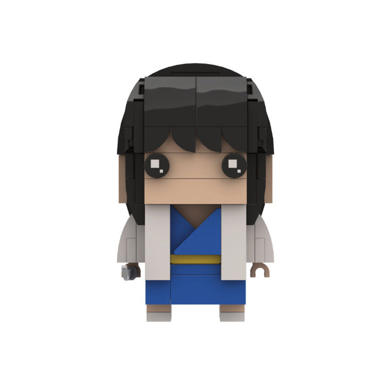 katsura kotarou brickheadz moc set | lego-compatible gintama blocks - 1