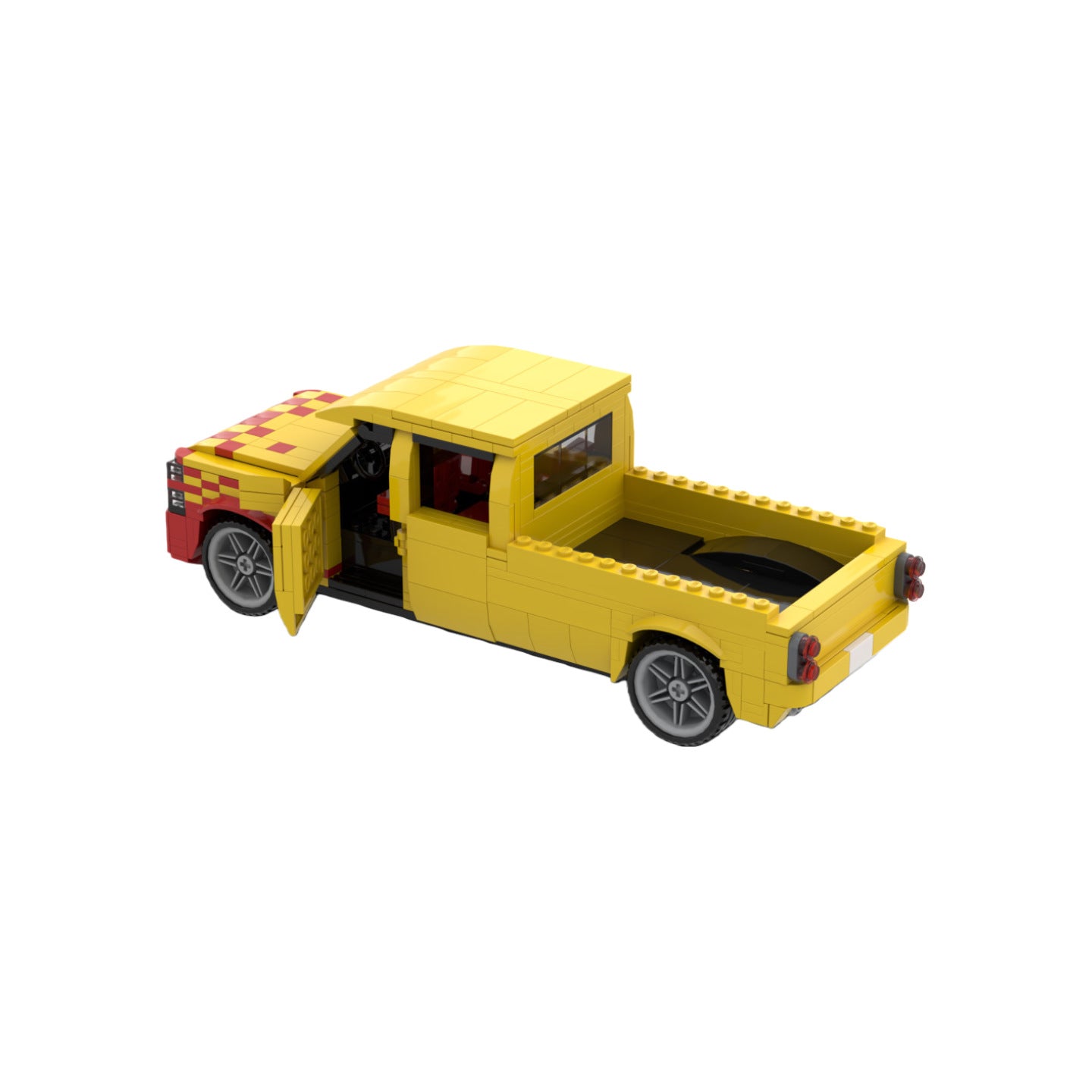 kill bill chevrolet silverado building set | moc-19802 - 2