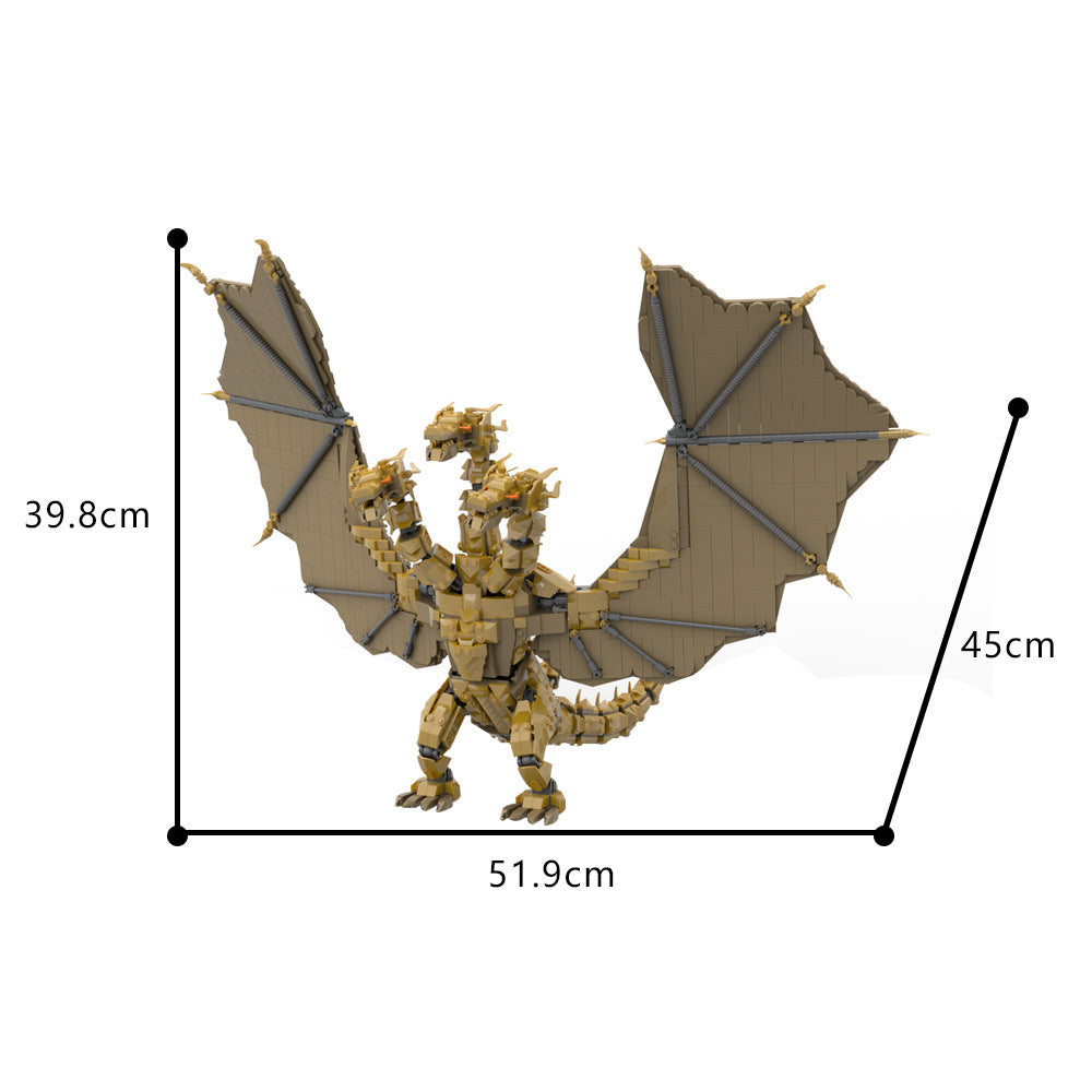 king ghidorah building set | moc-188706 - 4