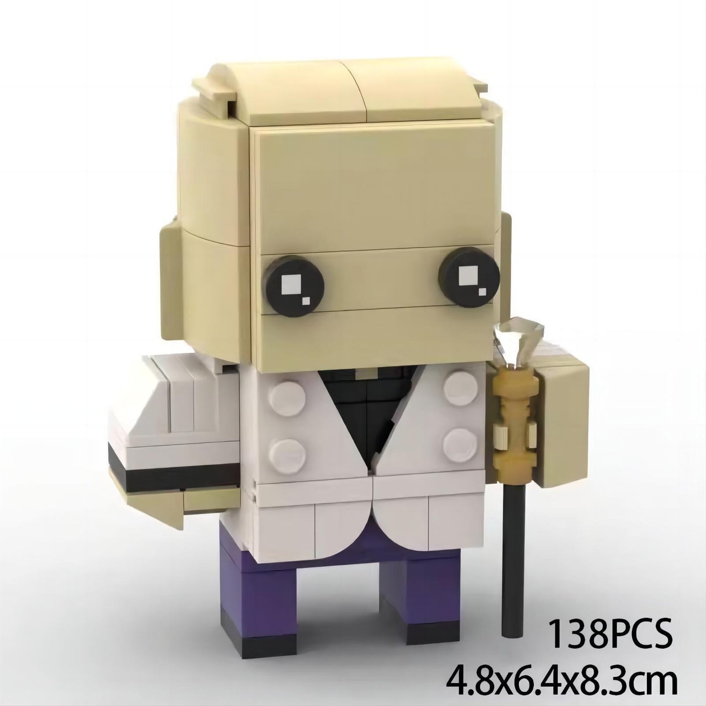 kingpin brickheadz moc building set | marvel | lego-compatible - 2