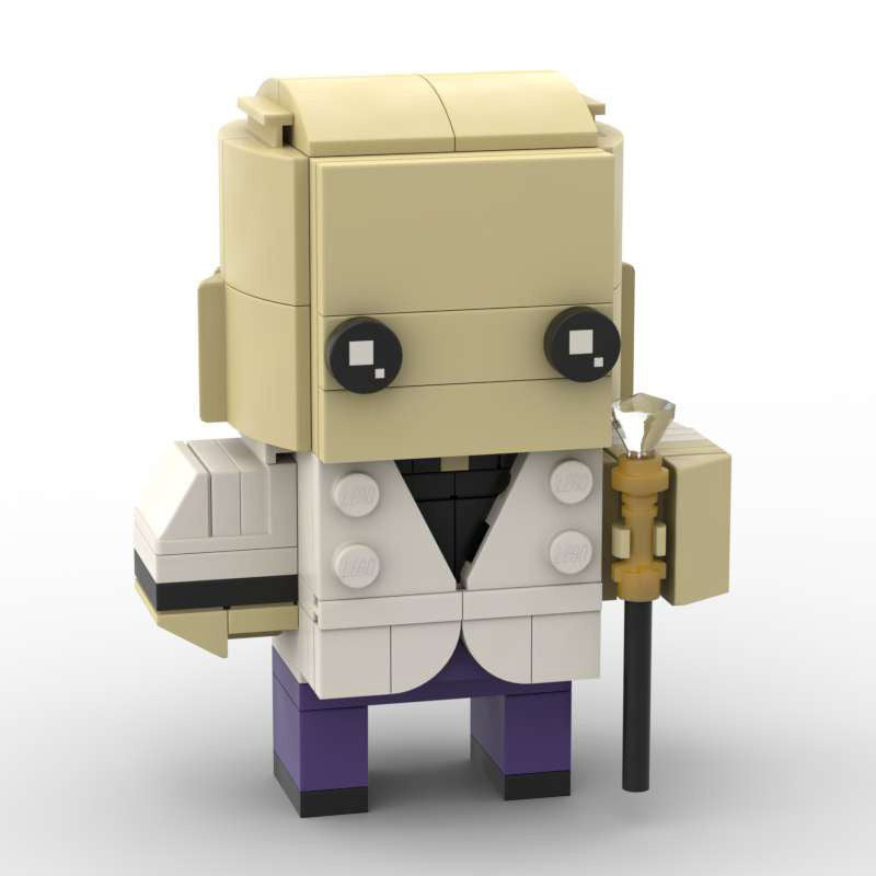 kingpin brickheadz moc building set | marvel | lego-compatible - 5