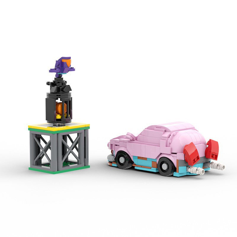 kirby taxi car lego-compatible building set | 421 pcs - 3