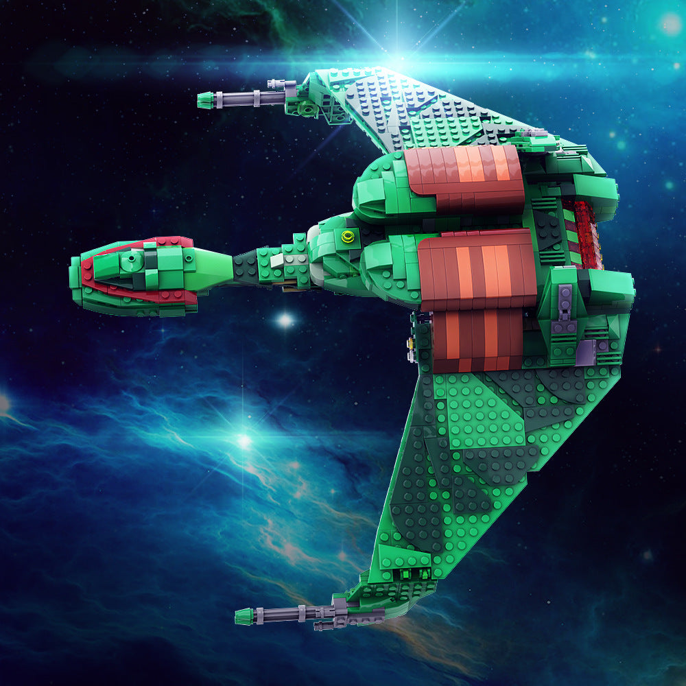 klingon bird of prey building set | star trek | moc-146562 - 1
