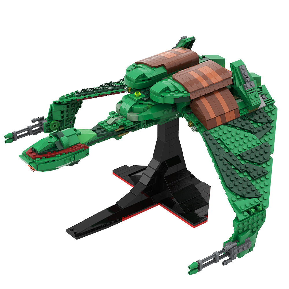 klingon bird of prey building set | star trek | moc-146562 - 3