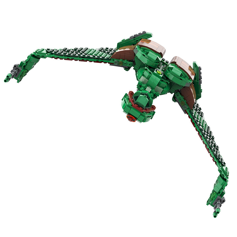 klingon bird of prey building set | star trek | moc-146562 - 4