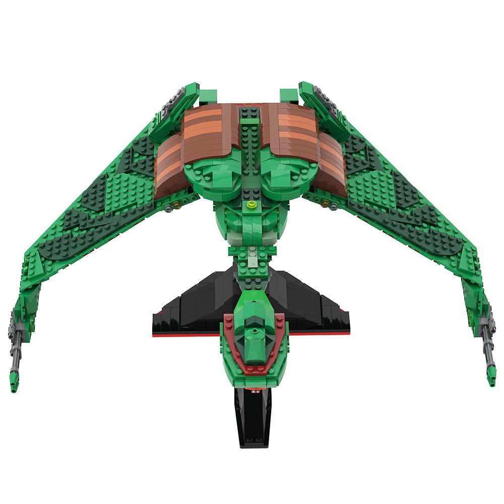 klingon bird of prey building set | star trek | moc-146562 - 5