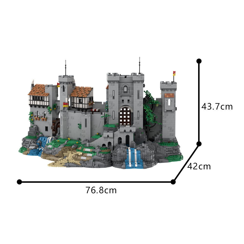 knight's castle building set | 10305 modular expansion | moc-144534 - 4