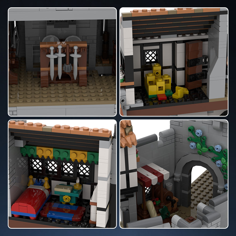 knight's castle building set | 10305 modular expansion | moc-144534 - 6