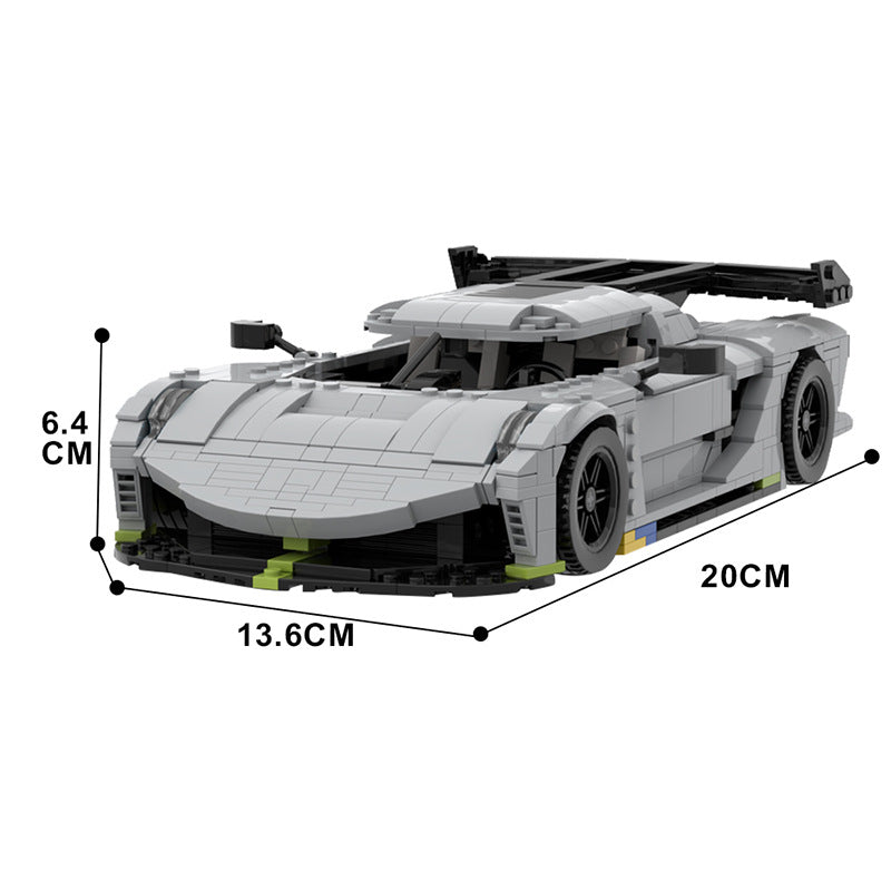 koenigsegg jesko car building set | moc-45079 - 4
