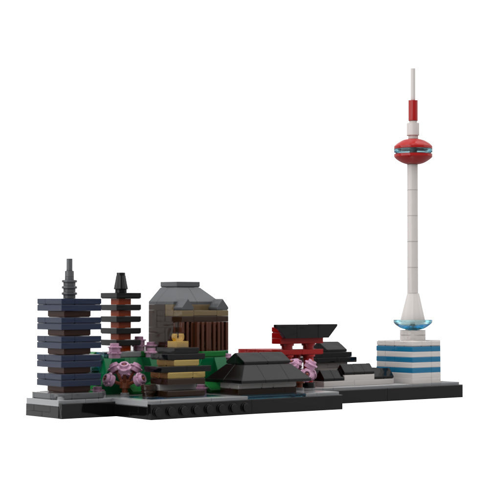 kyoto skyline building set | moc-202184 - 3