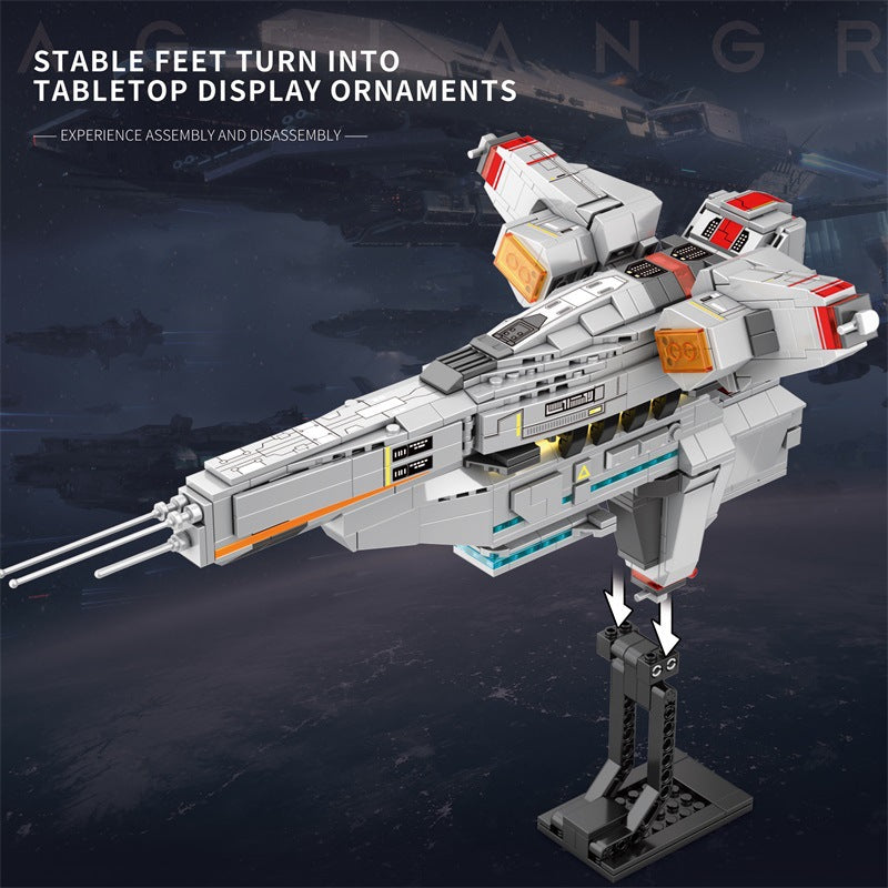 lagrange ruby class frigate building block set - juhang 783 - 4