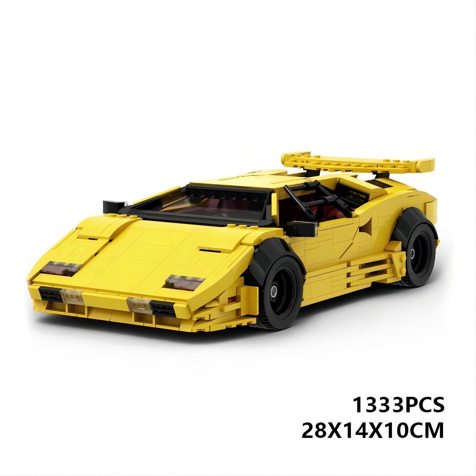 lamborghini countach lp5000 qv building set | moc-57779 - 1