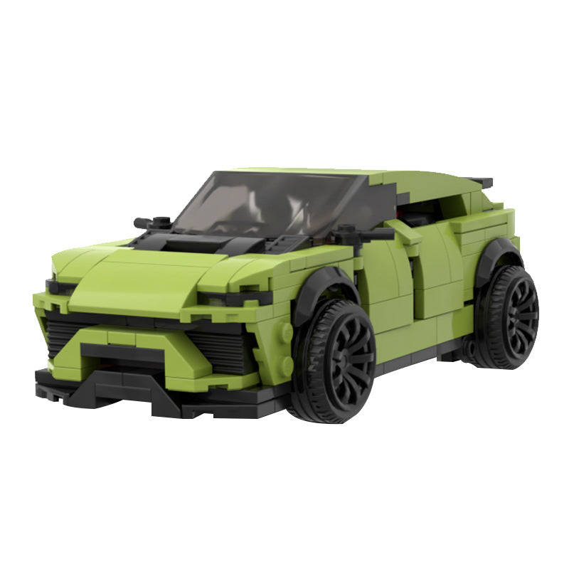 lamborghini urus and trailer for huracan building set | moc-39112 - 2