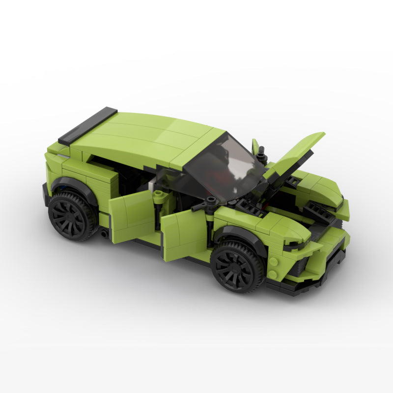 lamborghini urus and trailer for huracan building set | moc-39112 - 3