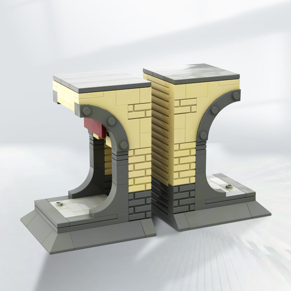 }latform 9 and 10 building set | harry potter | moc-80645 - 1