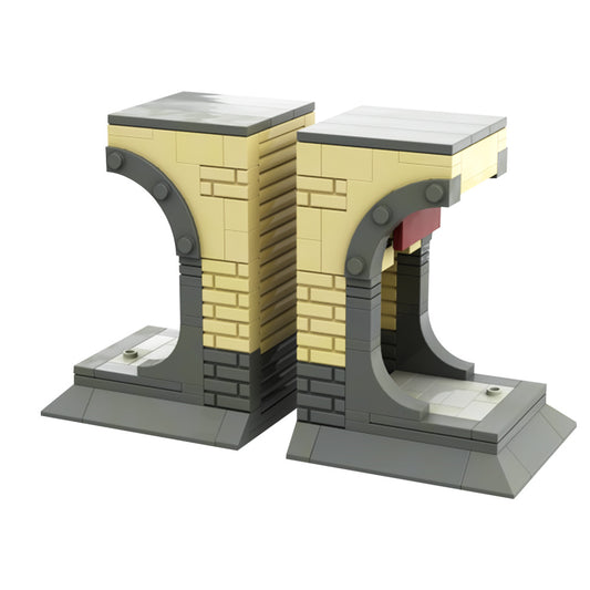 }latform 9 and 10 building set | harry potter | moc-80645 - 2