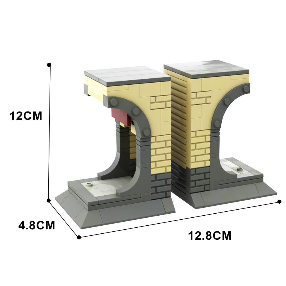 }latform 9 and 10 building set | harry potter | moc-80645 - 4