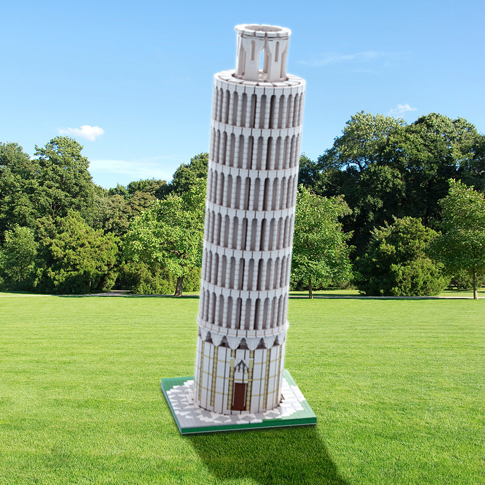 leaning tower of pisa building set | moc-44338 - 1