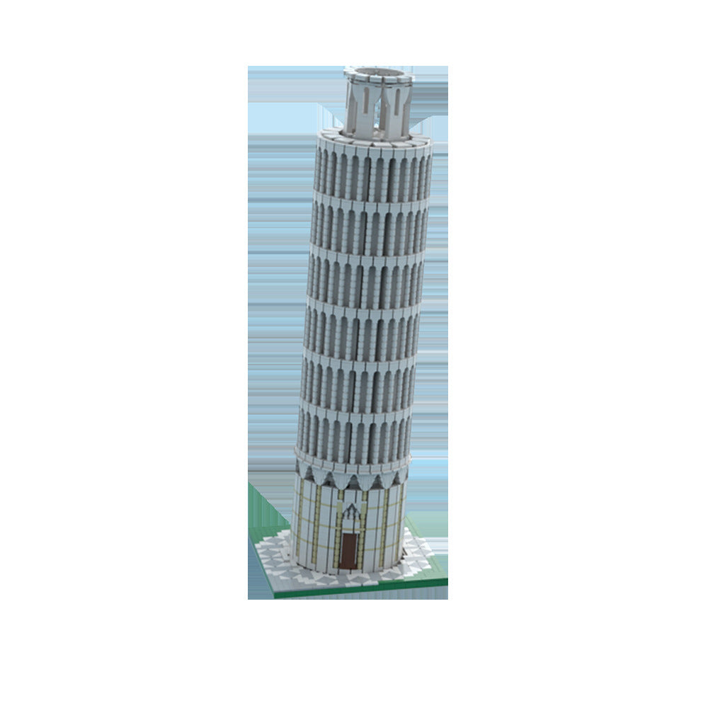 leaning tower of pisa building set | moc-44338 - 2