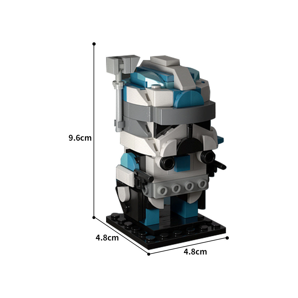 lieutenant crash brickheadz | star wars | moc-180062 - 3