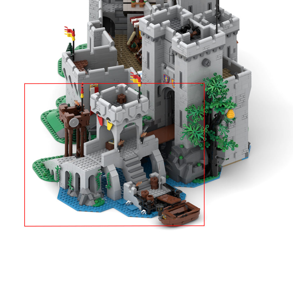 lion kinghts castle bridge expansion | moc-139136 - 2