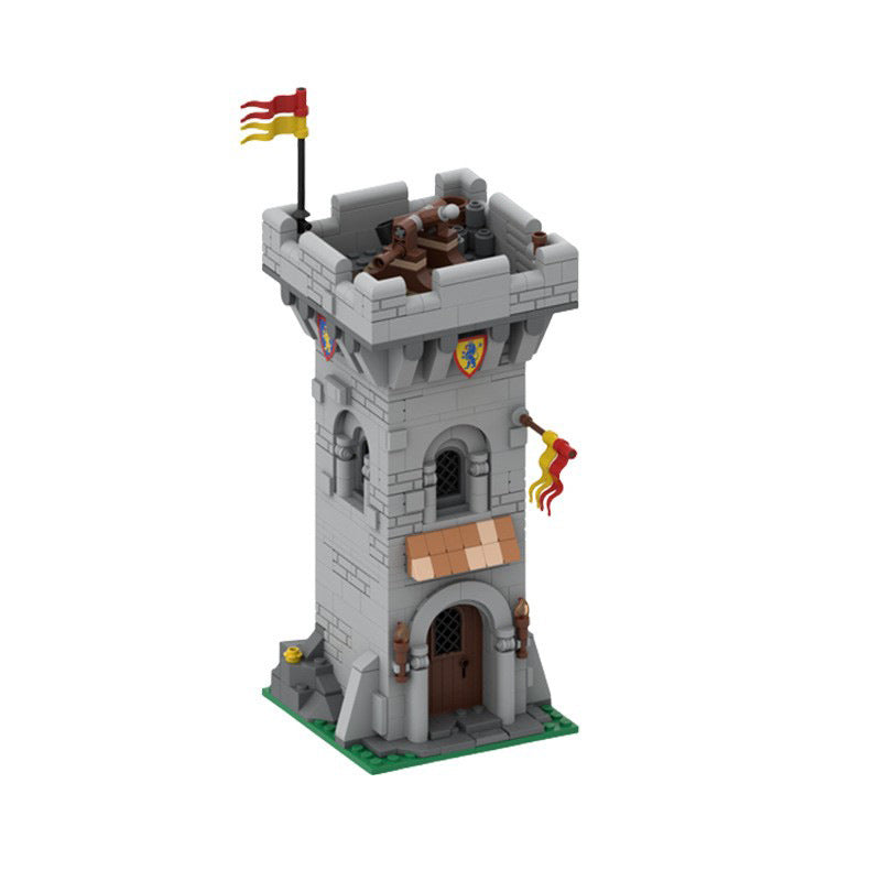 lion knight's outpost building set | moc-120727 - 1