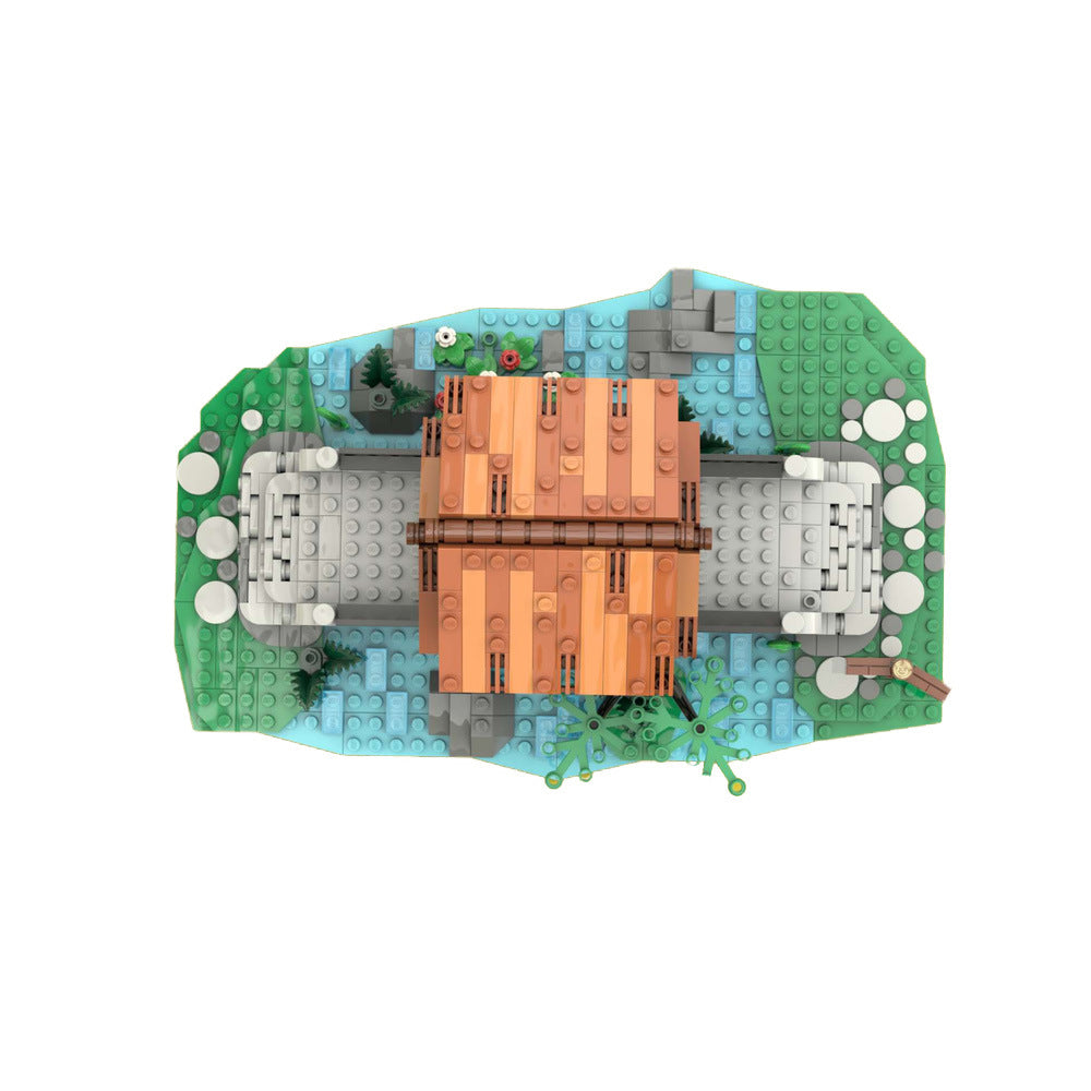 lion knights' bridge building set | moc-161587 - 3