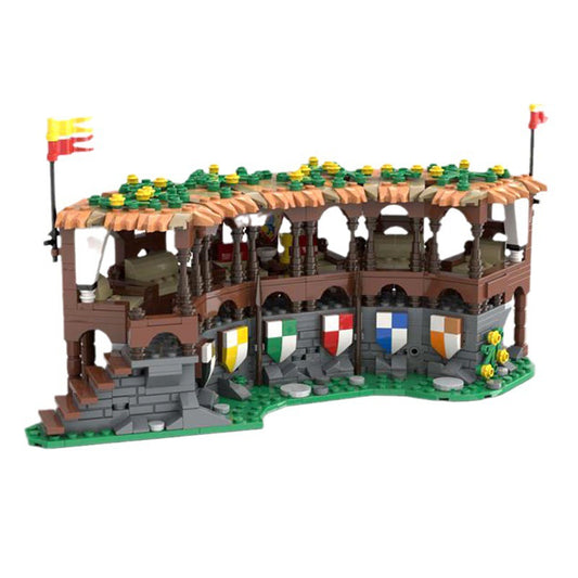 lion knights' tournament: big grandstand | moc-132506 - 1