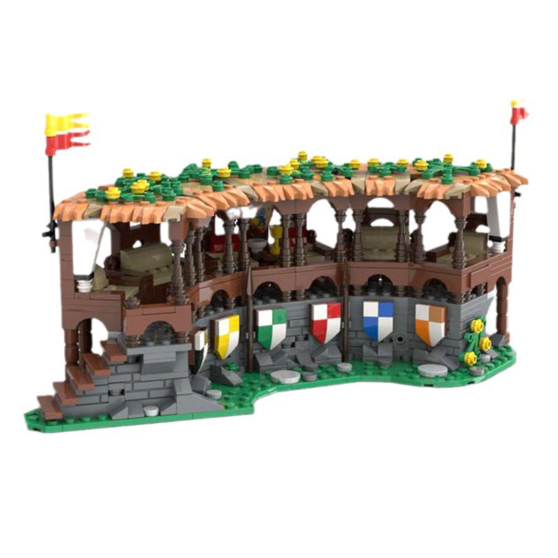 lion knights' tournament: big grandstand | moc-132506 - 3