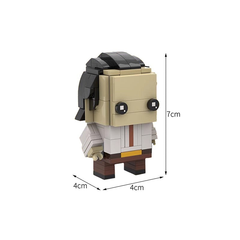 loki & mobius brickheadz building set | marvel | moc-79262 - 2