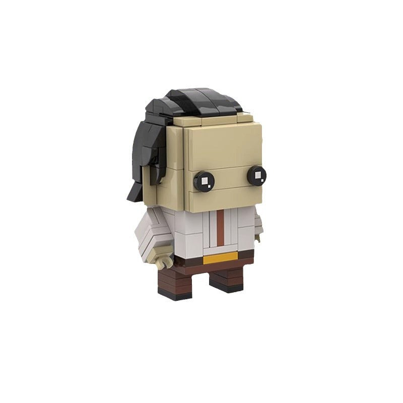 loki & mobius brickheadz building set | marvel | moc-79262 - 3