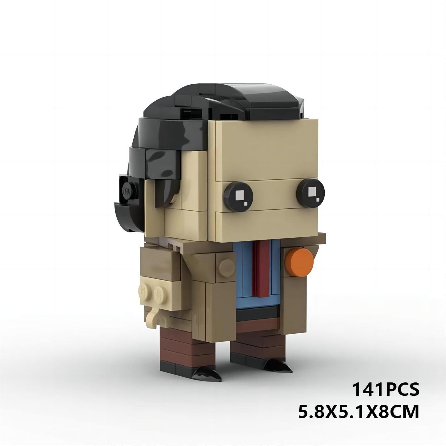 loki trench coat brickheadz set | custom lego-compatible moc - 5