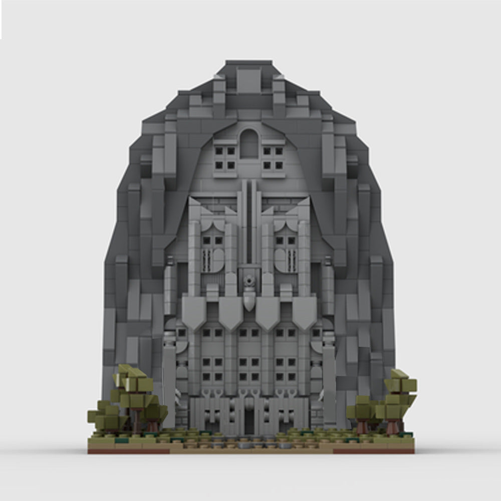 lonely mountain door building set | lotr | moc-117597 - 2