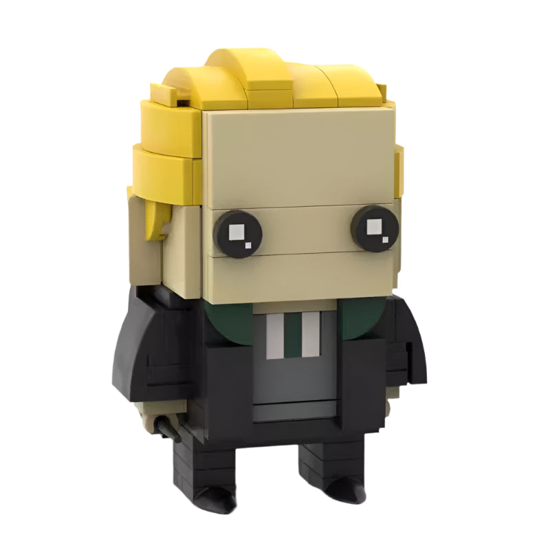 lucius malfoy brickheadz moc building set | harry potter | compatible with lego - 2