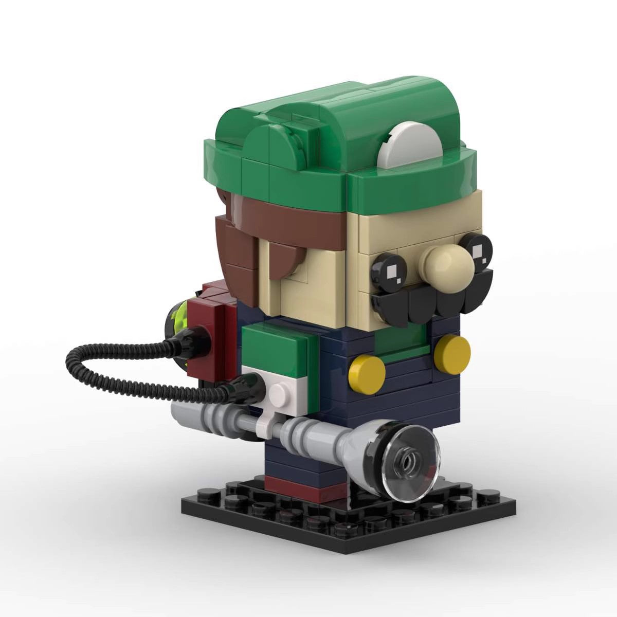 luigi brickheadz building set | mario bros | moc-40646 - 2