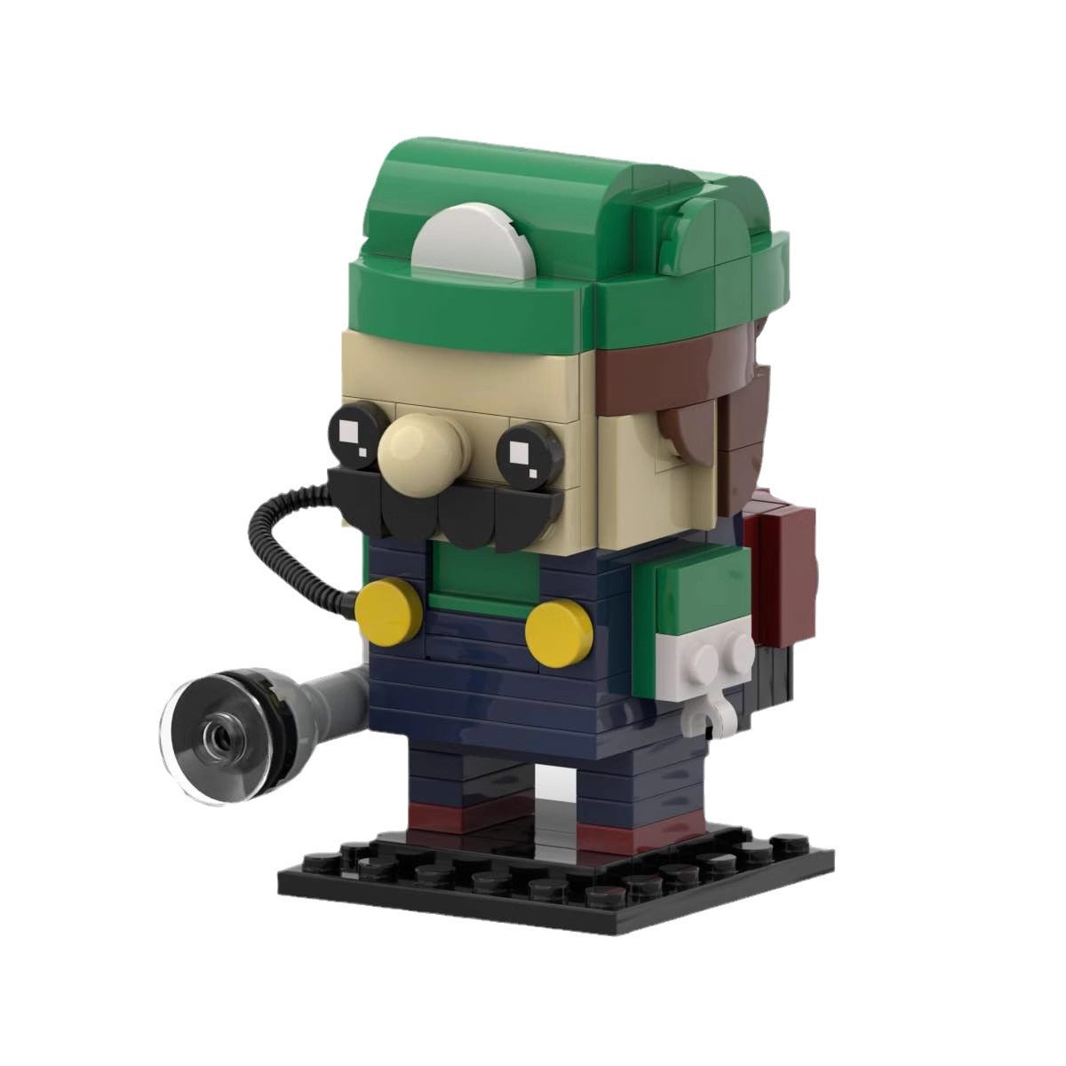 luigi brickheadz building set | mario bros | moc-40646 - 3