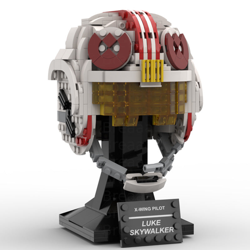 luke's pilot helmet building set | star wars | moc-96110 - 2