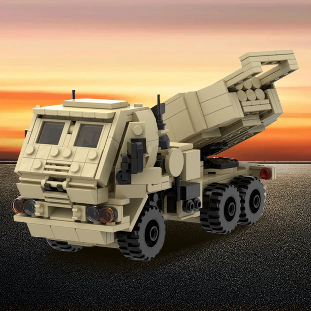 m142 himars - m1140 fmtv-truck building set | moc-77901 - 1