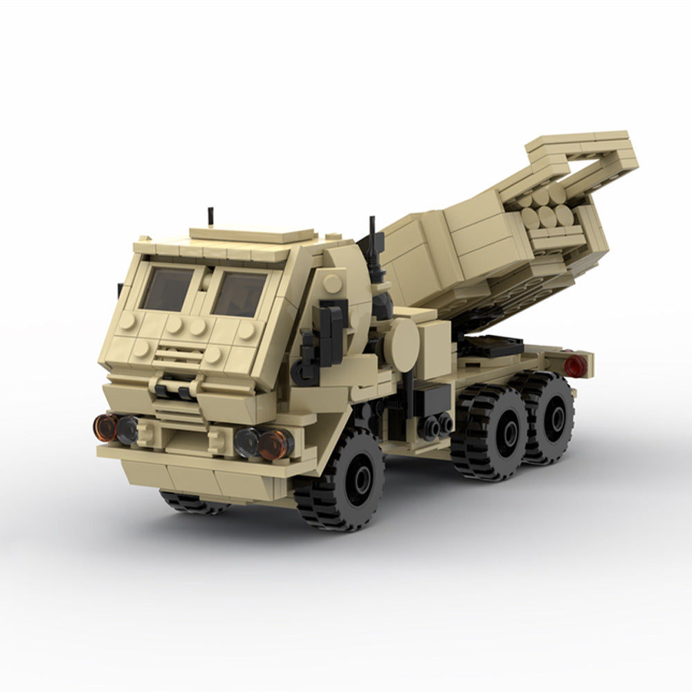 m142 himars - m1140 fmtv-truck building set | moc-77901 - 3