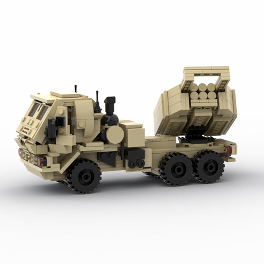 m142 himars - m1140 fmtv-truck building set | moc-77901 - 4