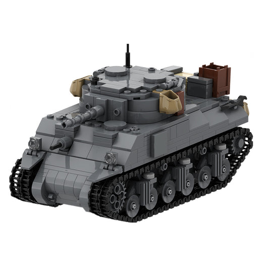 m4 sherman tank building set | ww2 | moc-150341 - 5
