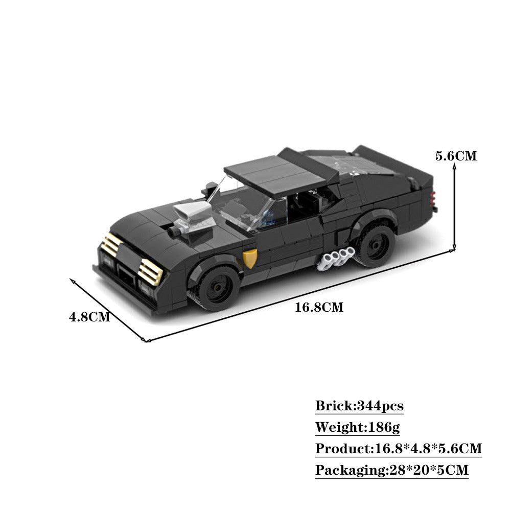 mad max v8 interceptor building set | moc-156225 - 4