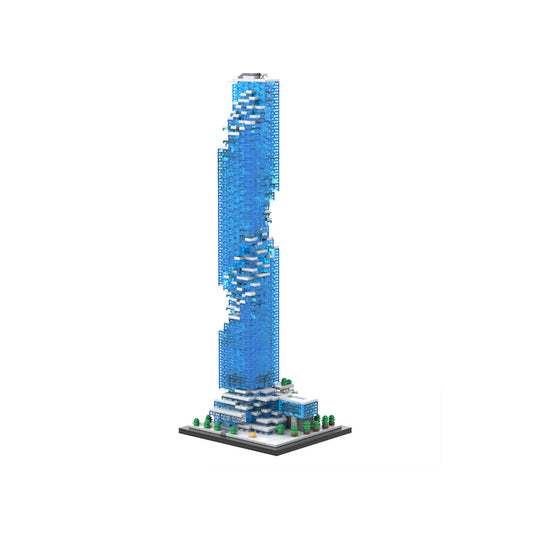 mahanakhon building set | 1:800 scale | moc-174819 - 1