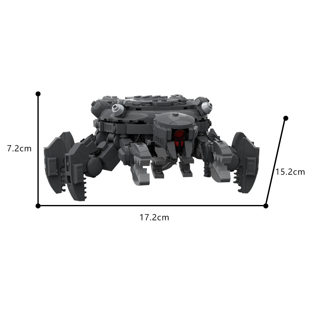 mando spider tank building set | star wars | moc-182620 - 4