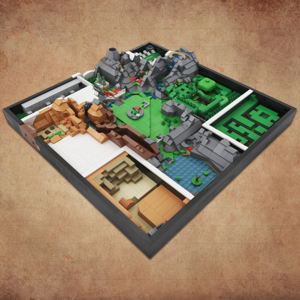 map of hyrule building set | zelda | moc-212291 - 1