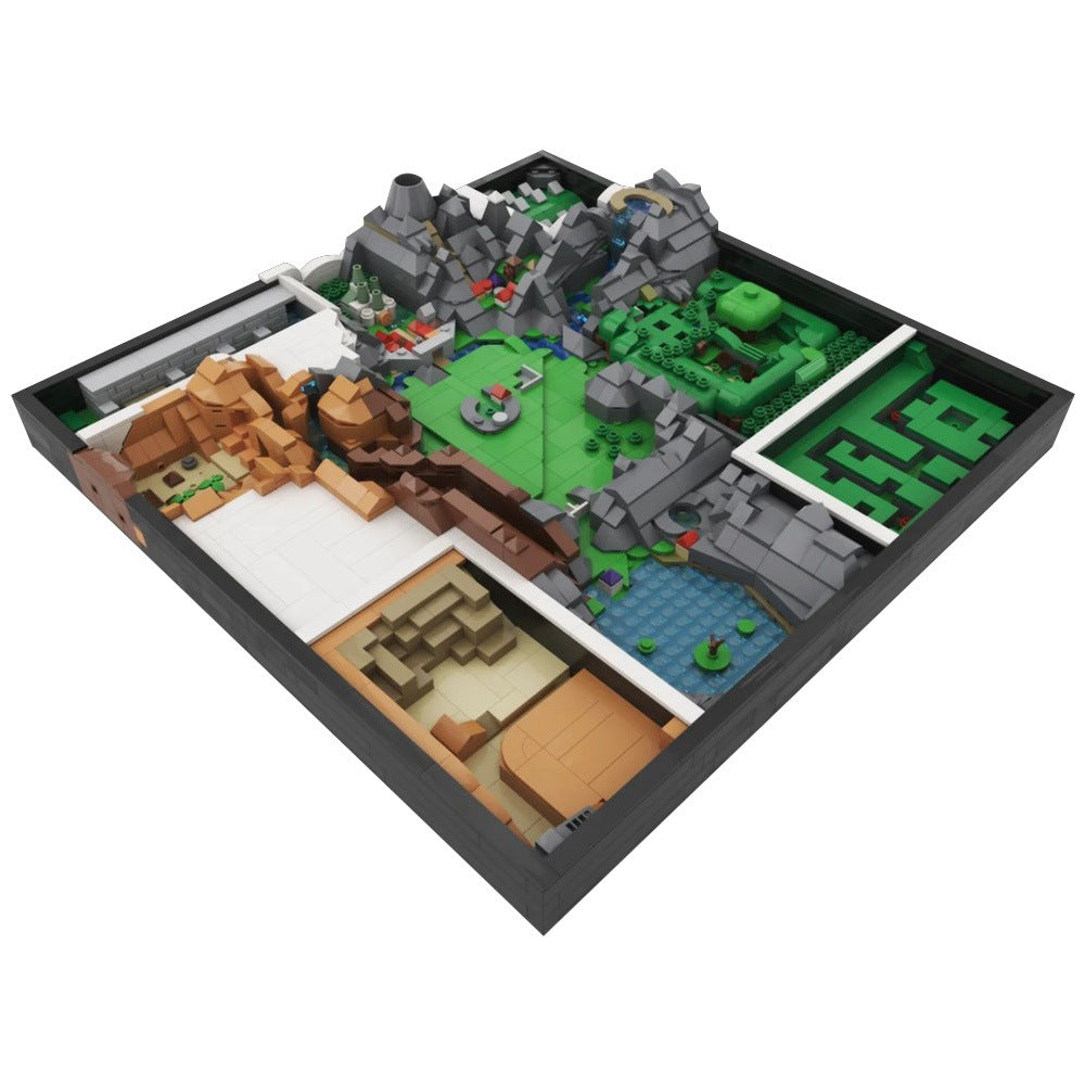 map of hyrule building set | zelda | moc-212291 - 2