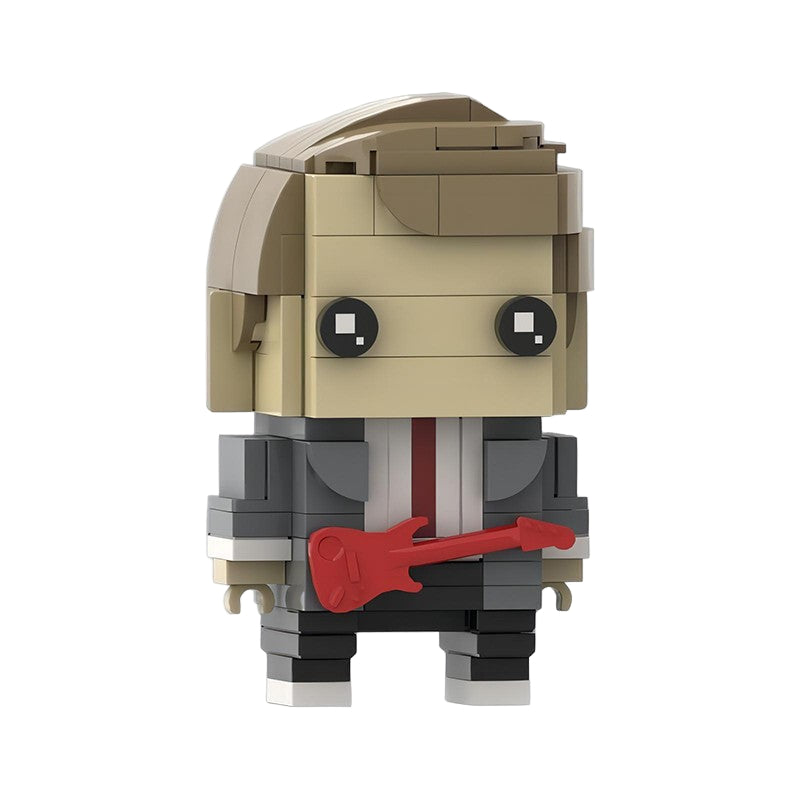 marty mcfly brickheadz building set | back to the future moc - 1